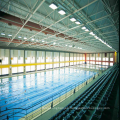 Gran amplio espacio de acero ligero en el marco del marco de la piscina del techo de la piscina